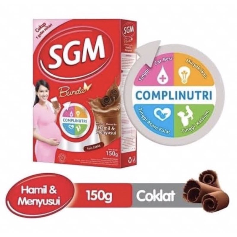 SGM bunda hamil &amp; menyusui 150 gram ( susu nutrisi lengkap ibu hamil &amp; menyusui )