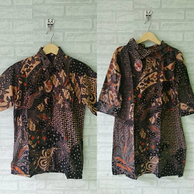 couple batik/ seragam batik jumbo tunik dan kemeja size M L Xl Xxl Xxxl