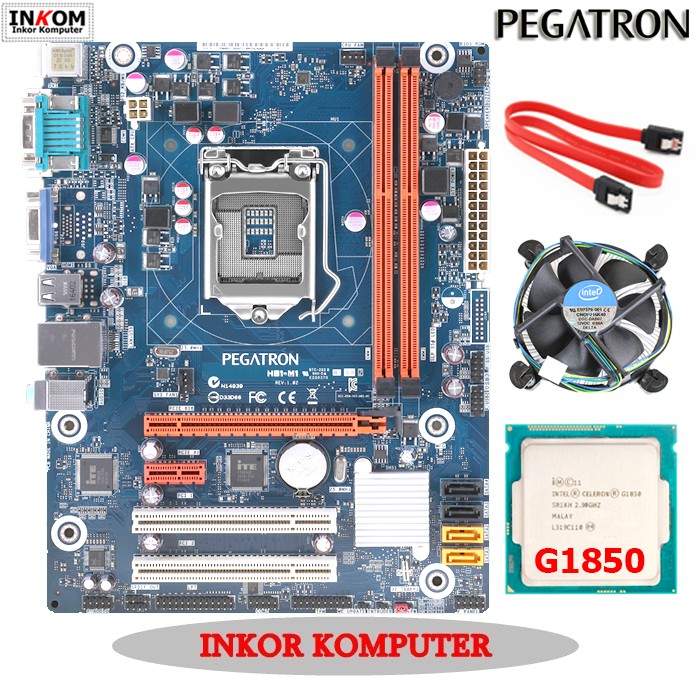 Motherboard Mainboard Mobo Pegatron H81 LGA 1150 + CPU Pentium G1850