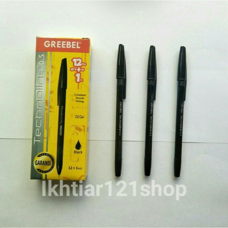 

Pulpen Greebel/Bolpoint Greebel Technoline 0.5mm Satuan Grosir