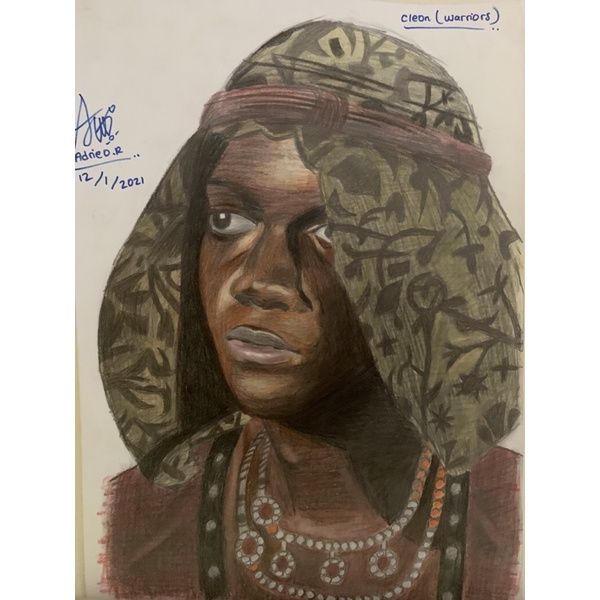 SketsaWajah berwarna (Cleon Warriors)