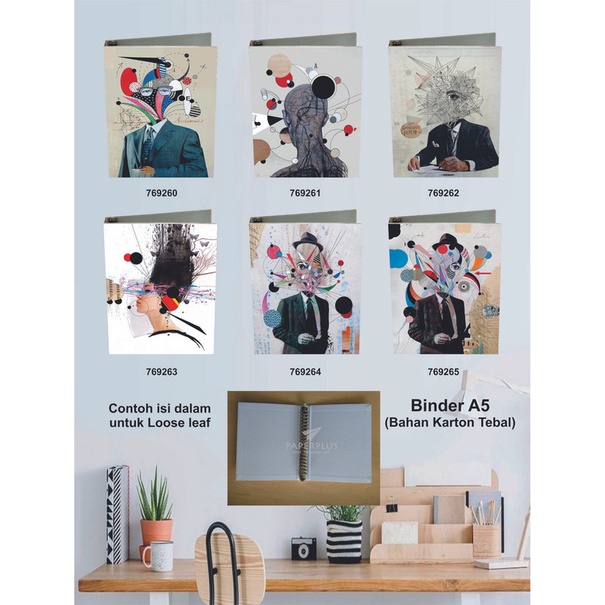 

Binder A5 / Binder Note A5 / Surealism / Set 2884