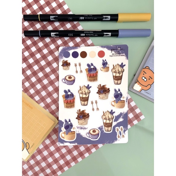 

Deco Sticker - Bun chocolate B