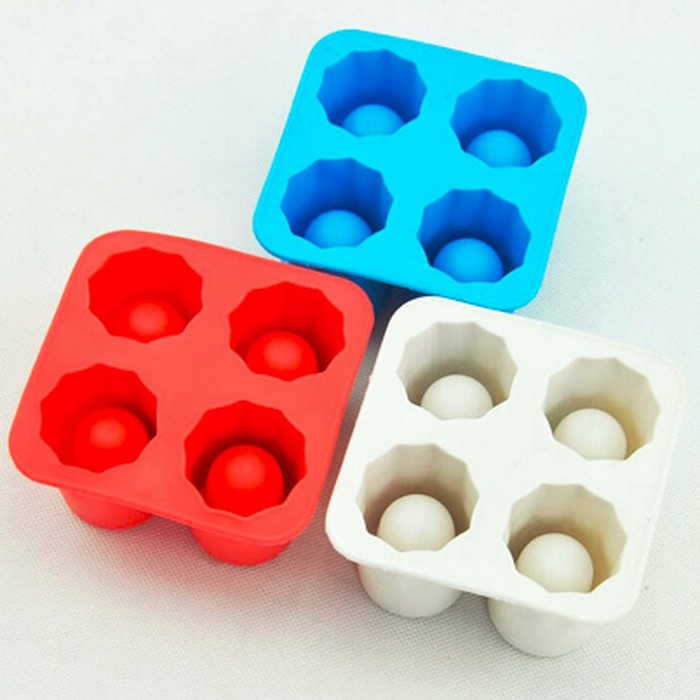 3D Ice Silicone Mold - Four Cup Shape