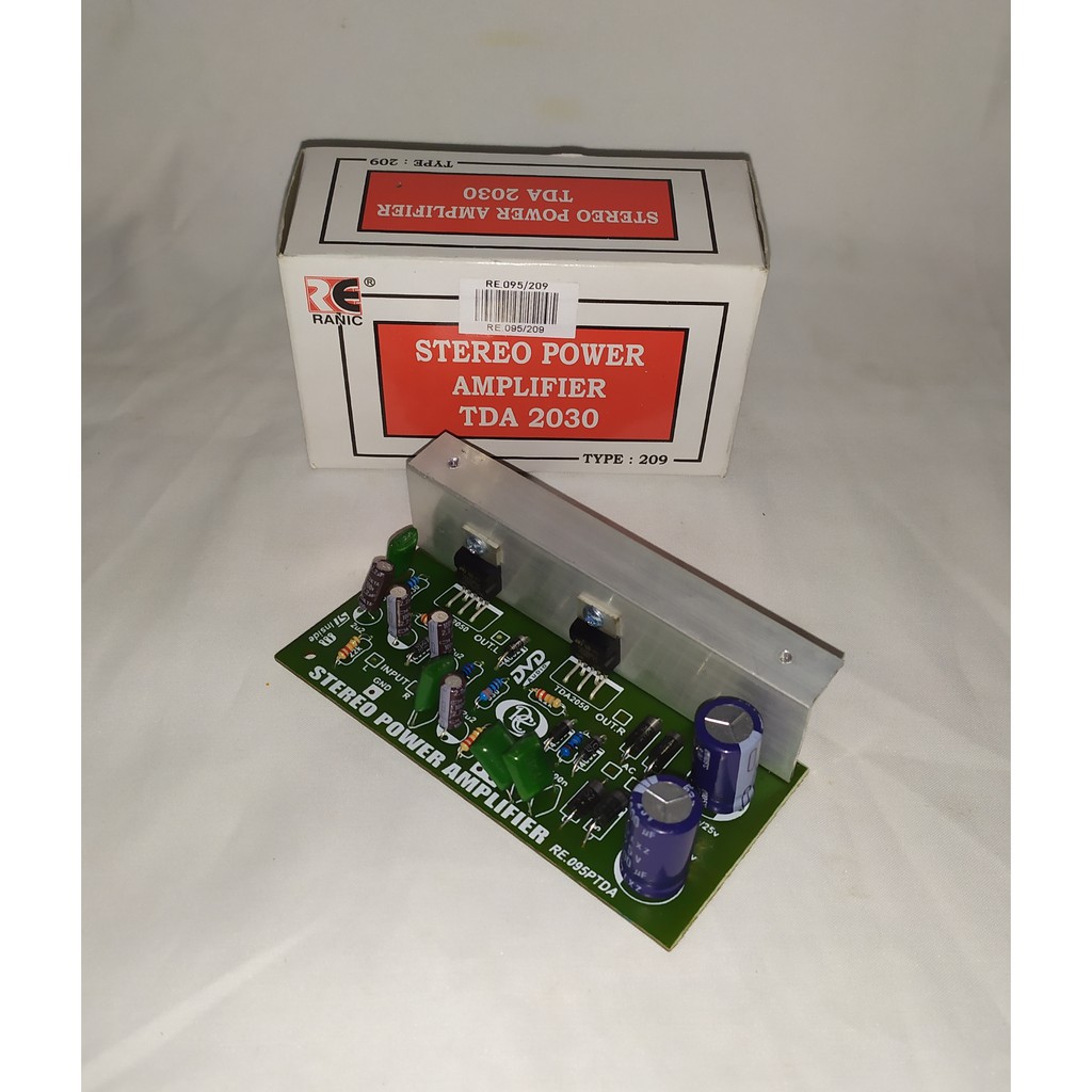 Kit Power Stereo Amplifier TDA 2030 Kit Ranic Type 209
