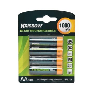 Krisbow Set Baterai Rechargeable Bandung Baterai Original Krisbow