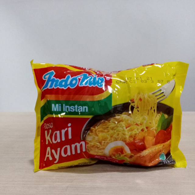 

INDOMIE RASA KARI AYAM (1 PACK ISI 5 BUNGKUS)