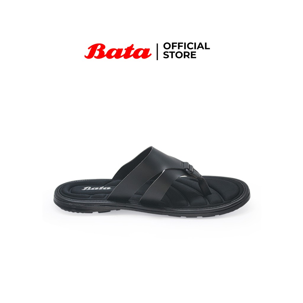 Bata Sandal Pria Sarajevo Black - 8716475