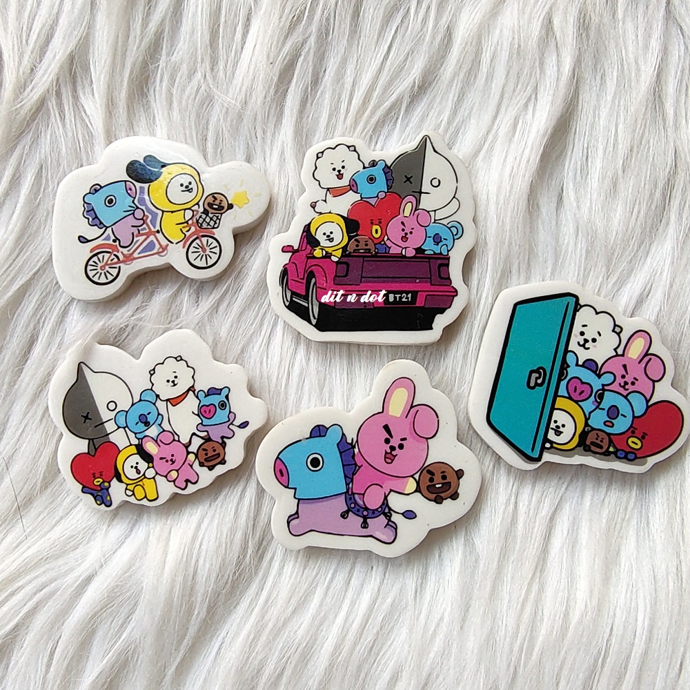 

Penghapus Pensil Krakter BTS Eraser BT21 BTS Karet Penghapus Karakter BTS Imut Eraser Cute Karakter BT21 Imut