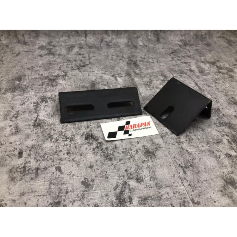 breket dudukan lampu led dan plat nomor atas RX-KING