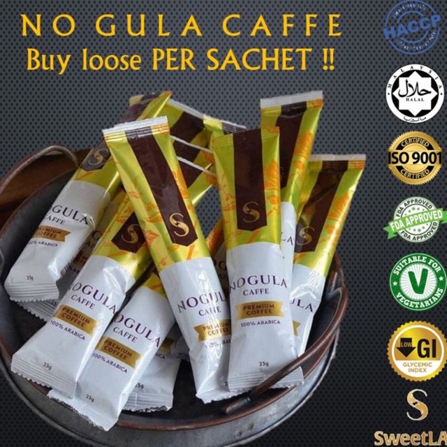 

SweetLAB Nogula Caffe 100% Arabica 3 in 1 Instant Coffee Kopi