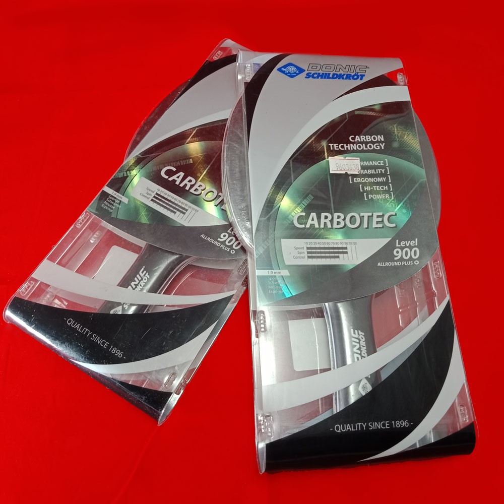 BET PIMPONG DONIC SCHILDKROT TIPE CARBOTEC LEVEL 900