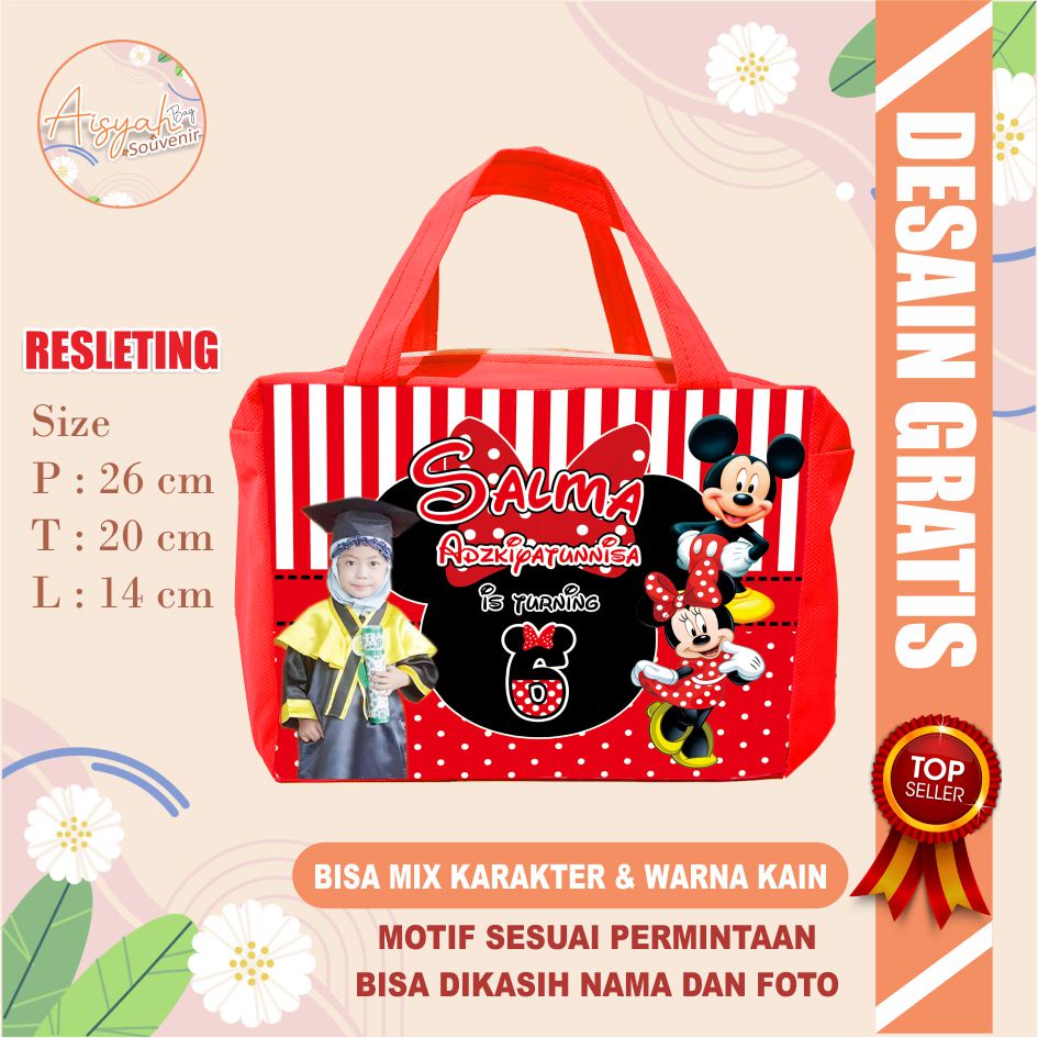 

TAS ULTAH RESLETING / TAS RESLETING / TAS ULTAH / TAS ULANG TAHUN / TAS ANAK
