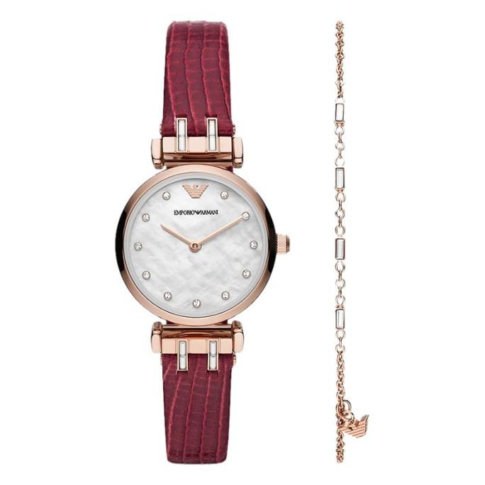 Jam Tangan Wanita Emporio Armani AR80052 Ladies Mother Of Pearl Dial barang ada