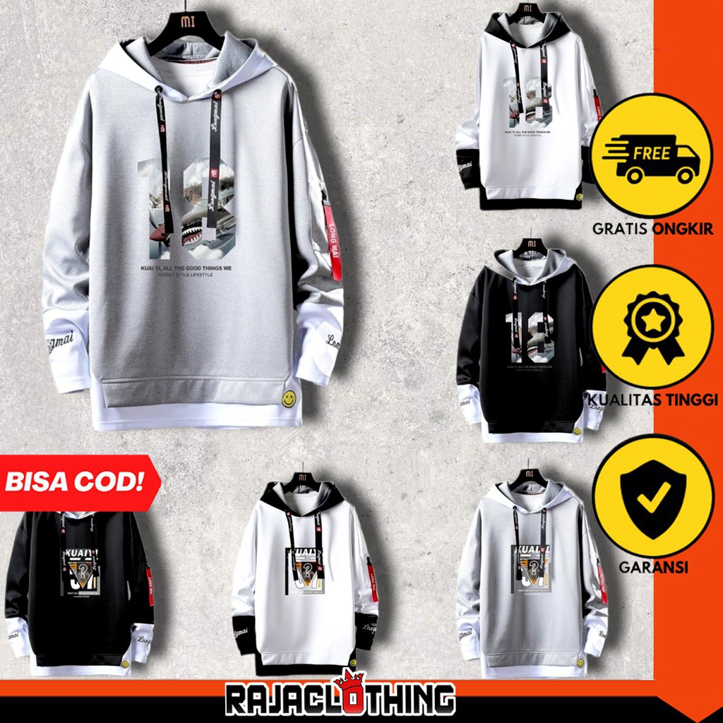 RCL - JAKET SWEATER HOODIE BIG MONSTER BAHAN FLEECE TEBAL / JAKET SWEATER HOODIE BIG MONSTER BAHAN FLEECE TEBAL