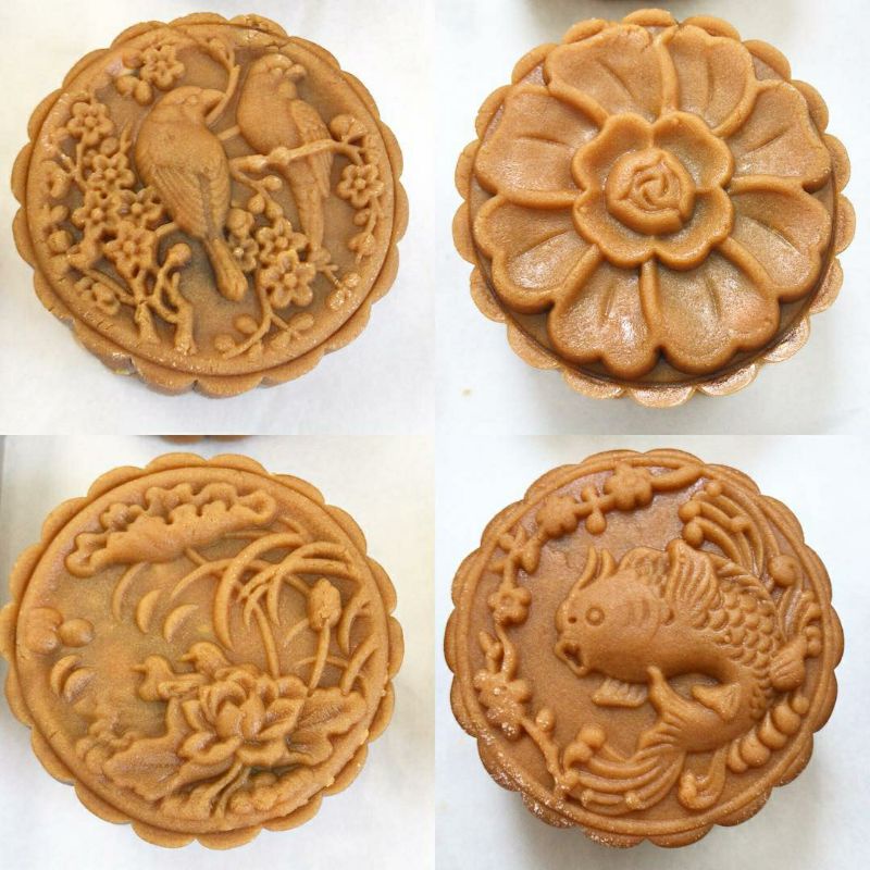 Cetakan Kue Bulan Mooncake Mold 125gr