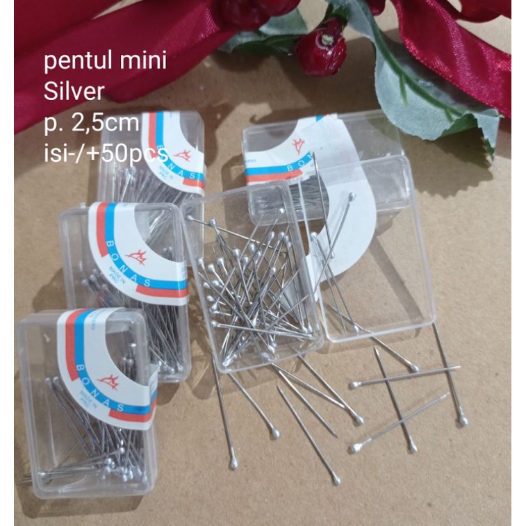 Jarum Pentul Mini Silver|Jarum Pentul Paku