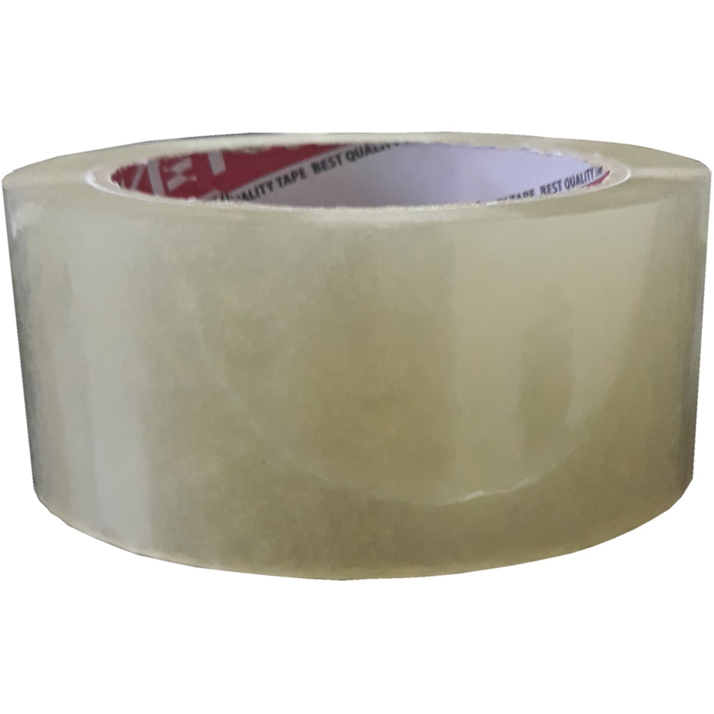 

ISOLASI / LAKBAN / PLASTIK PEREKAT Ukuran 45 mm x 77 meter Bening Transparan