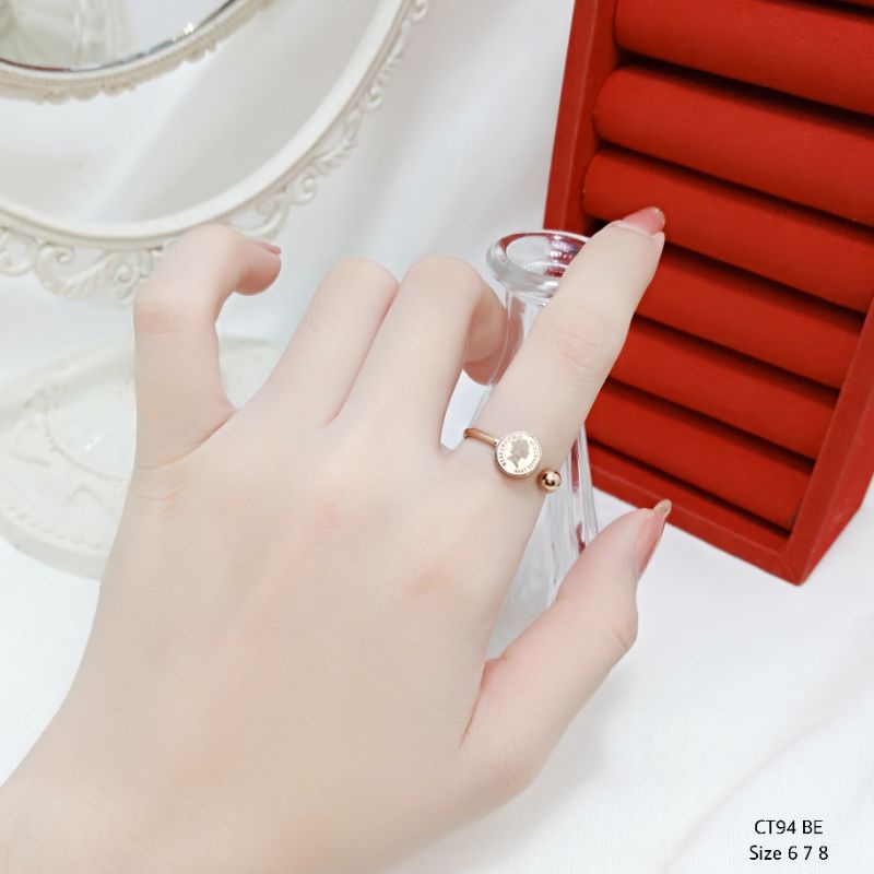 Cincin Titanium Wanita CT51-94-111 BE