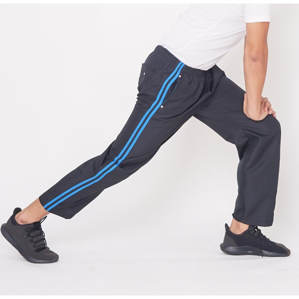 Celana Training Strip 2 Bahan parasut Shopee Indonesia Celana Training Strip 2 Bahan parasut Shopee Indonesia