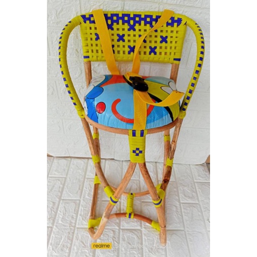 Boncengan Rotan Boncengan Motor Anak Kursi Rotan + pengaman