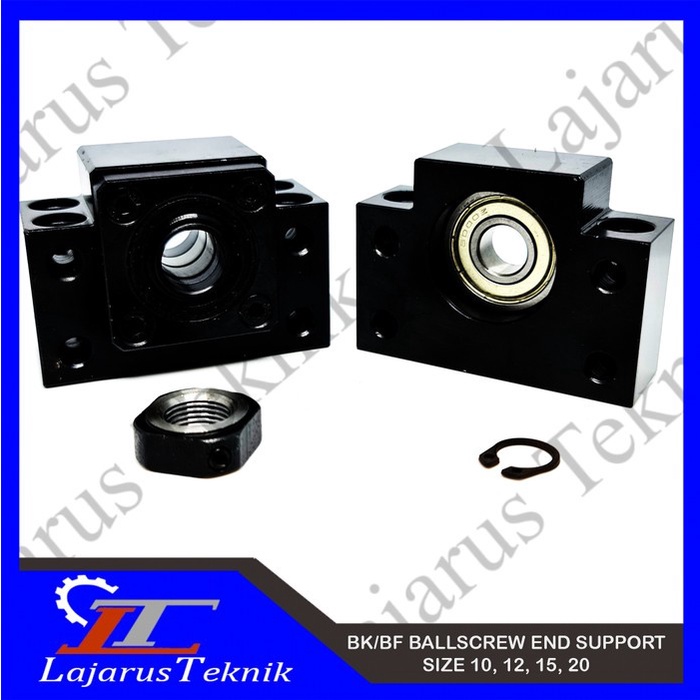 BK 12 + BF 12 Ball Screw End Support (Ballscrew BK12 + BF12 set)