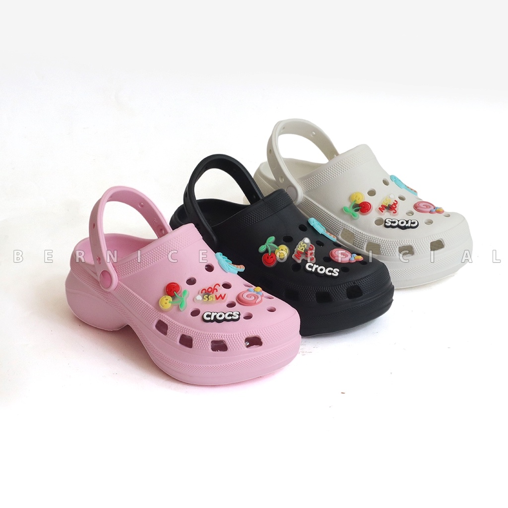 Jual Crocs Classic Bae Clog 6 Cm Free Jibbits Miss You | Shopee Indonesia