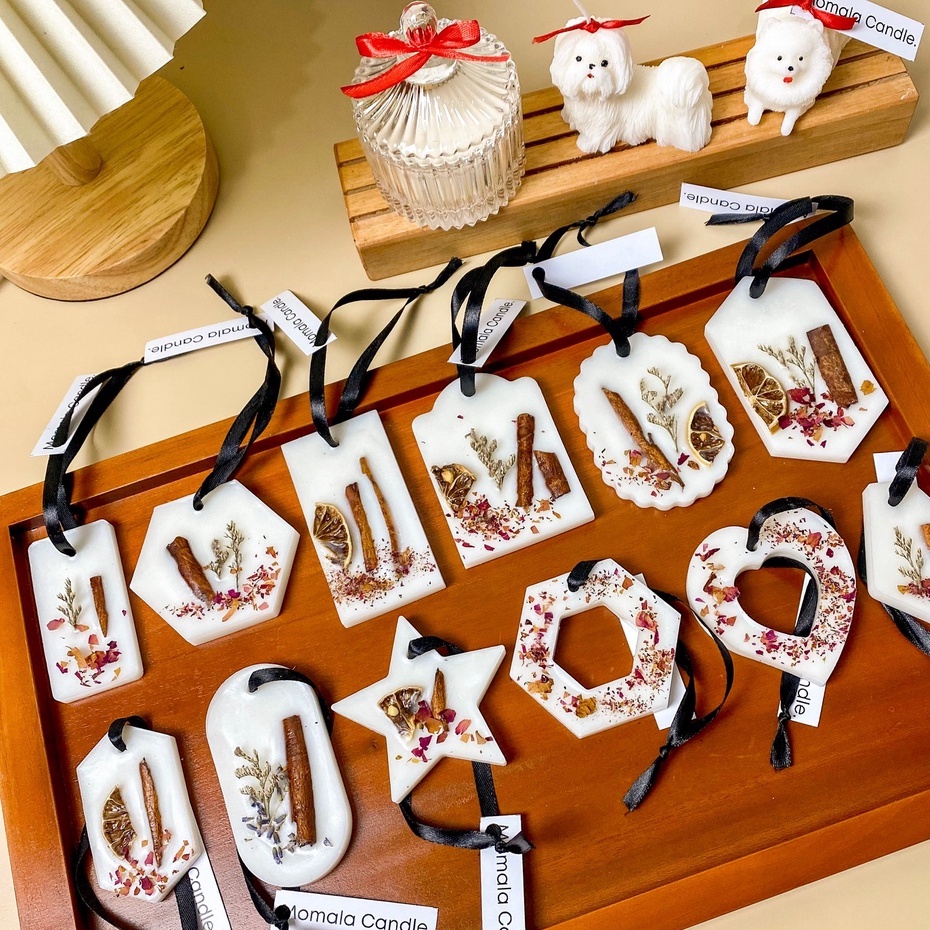 Momala Candle Scented wax sachet Pengharum lilin aromaterapi souvenir pernikahan wedding hampers