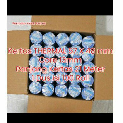

Kertas Thermal 57x48 PRESISI (1 DUS) / Struk Kasir / Thermal Paper