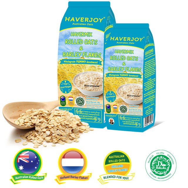 HAVERMOUT HAVERJOY AUSTRALIAN OATS INSTANT - BARLEY CHOCO INSTANT