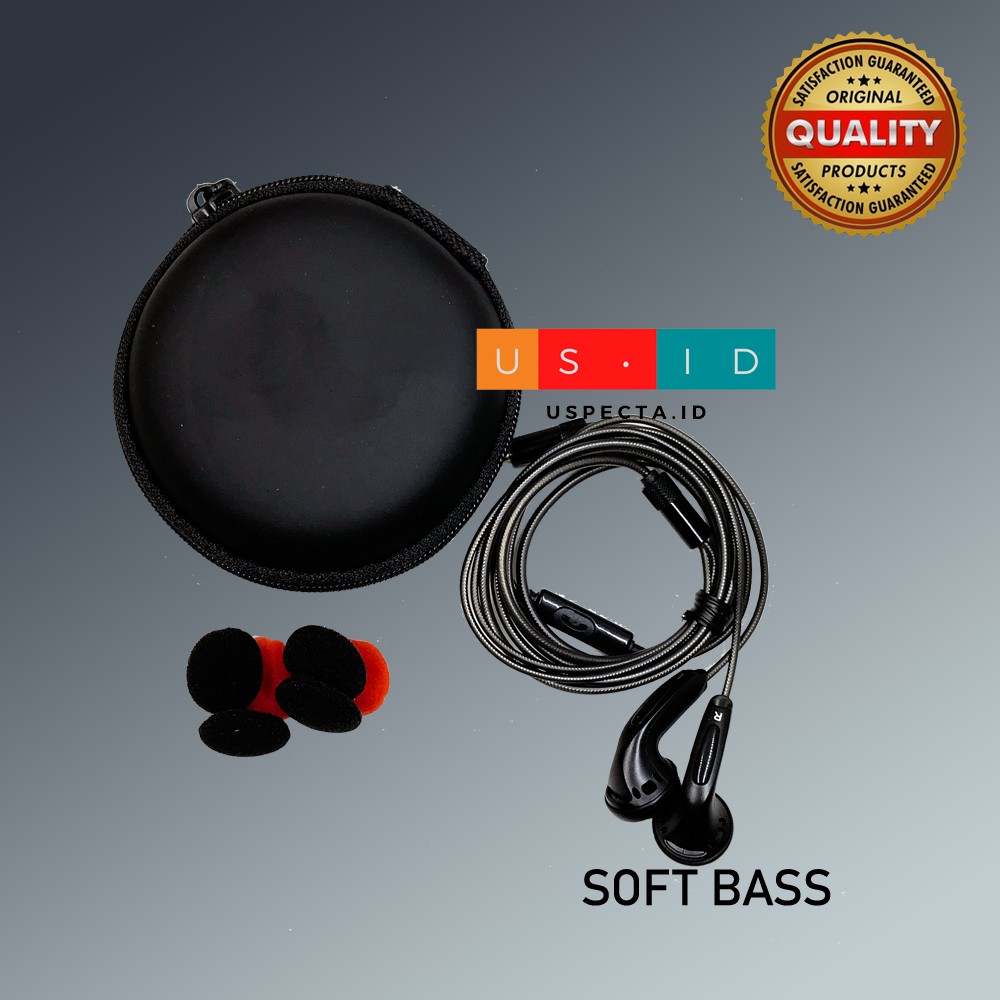 Headset Earphone Earbud Sennheiser Mx500 MIC Heavy Bass