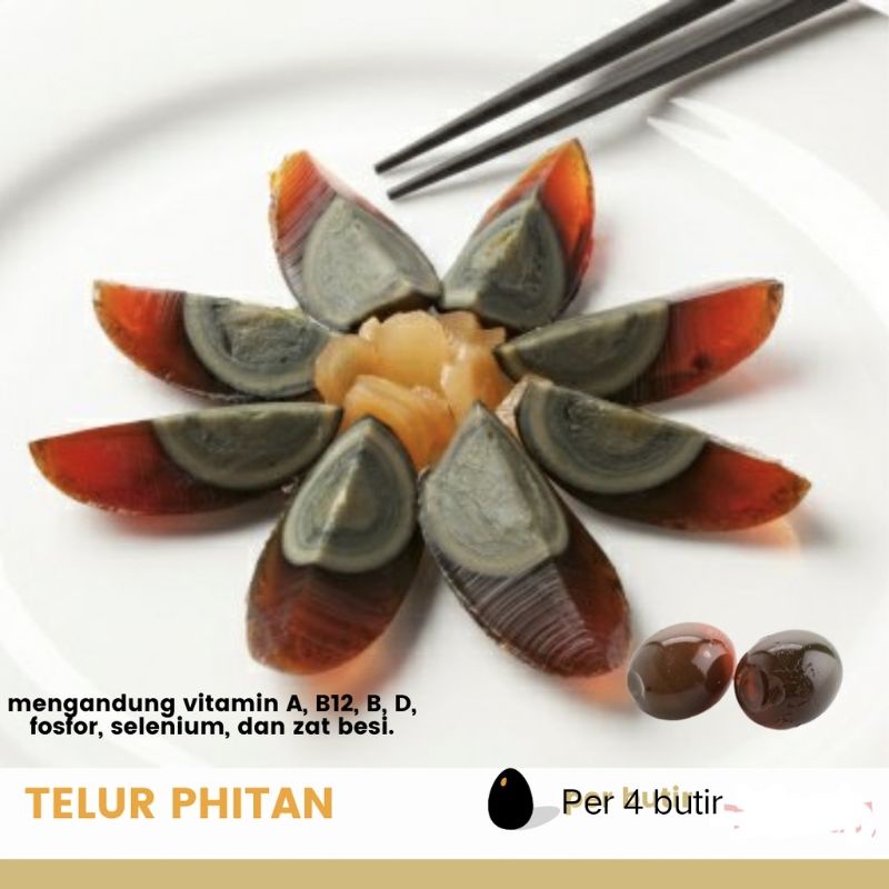 

4 Butir Telur Bebek Pitan Preserves Duck Egg Eastern Premium