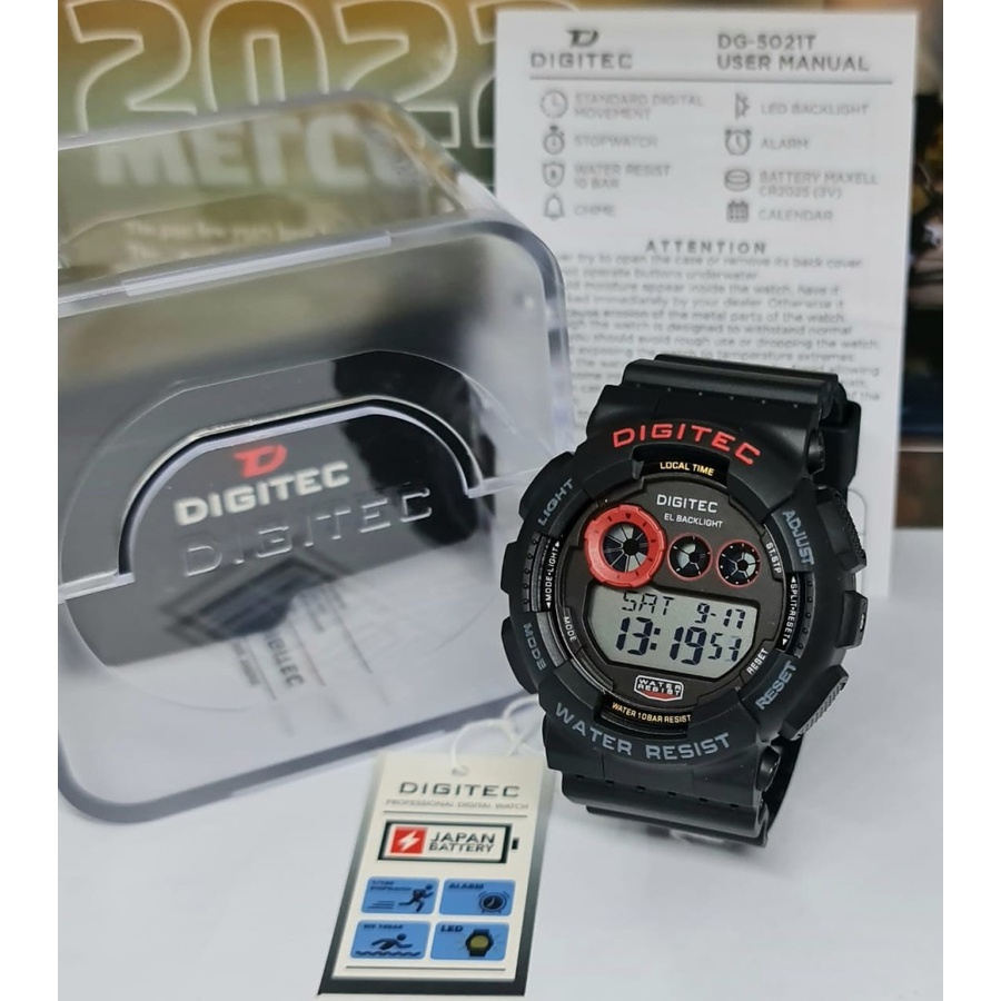 JAM TANGAN PRIA DIGITEC DG 5021T DG-5021T DG 5021 ORIGINAL ANTI AIR