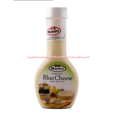 Maestro Blue Cheese Blue Cheese 237ml Rasa Keju Maestro Blu Chess Kemasan Botol Bluecheese Chesse Saos Mayonais Salad Dressing Mayo Mayones Maes Stto