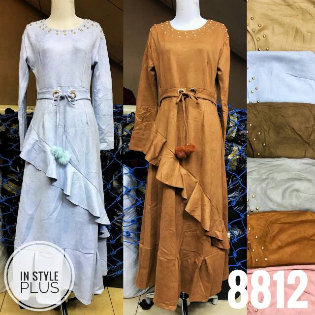 PREMIUM GAMIS SUEDE IMPORT / DRESS MUSLIM IMPORT