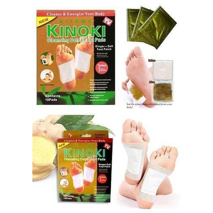 NA [BS COD] Koyo Kaki Gold KINOKI Foot Patch - Koyo Kaki Herbal Kinoki isi 10pcs