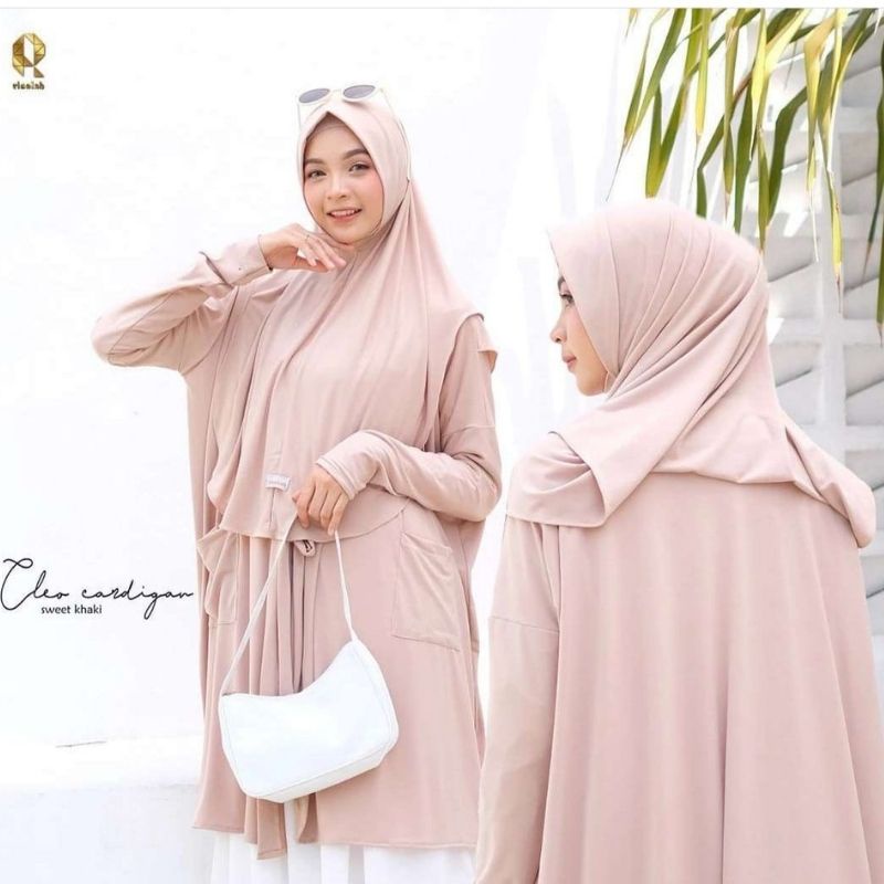 Khimar Cardigan Hijab CLEO CARDIGAN 2in 1