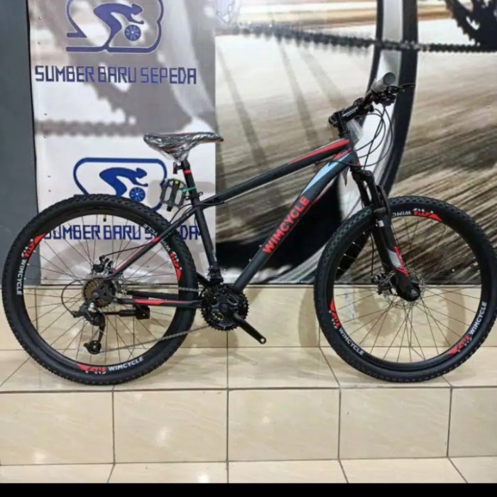 SEPEDA GUNUNG MTB 27,5 WIMCYCLE FALCON NEW - SILVER