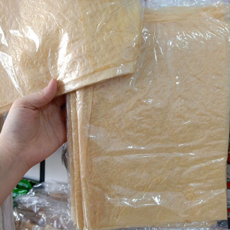 

Kulit tahu pembungkus HALAL Kulit tahu lembaran untuk kulit dimsum lumpia bakkien hengkeng / tahu phoi taukiphoi