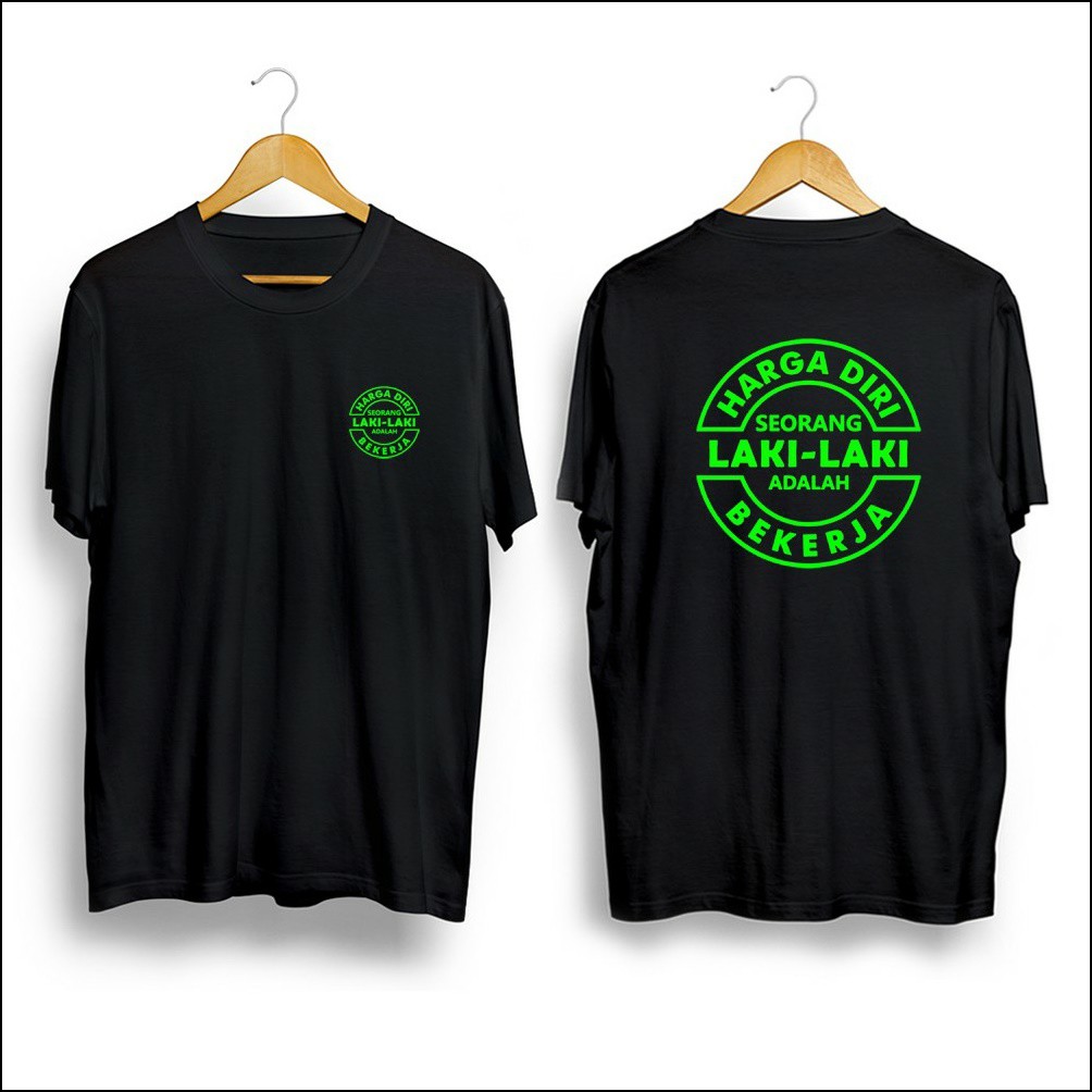 COD - BAJU BIG SIZE KAOS KATA M L XL 2XL 3XL 4XL 5XL / KAOS PRIA WANITA JUMBO / COTTON COMBED 24S