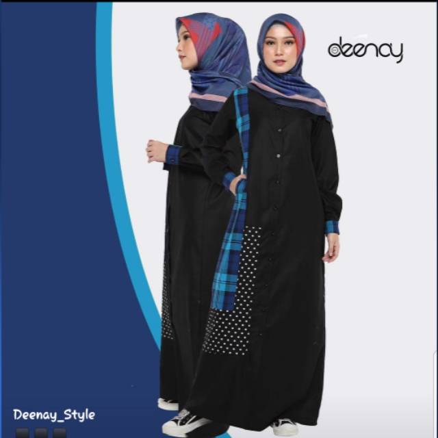 Dress black DOT DEENAY ORI.