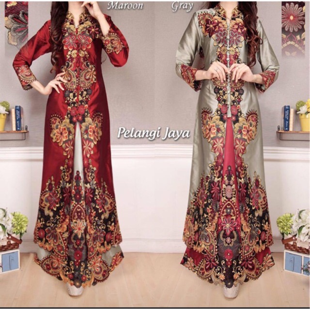 KEBAYA BORDIR / BORDIR KIPAS / PELANGI JAYA / GAMIS KEBAYA