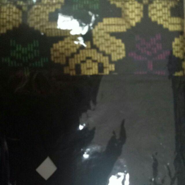 Setelan Batik Anak Model Kutubaru Bahan Katun Warna Hitam Bac27