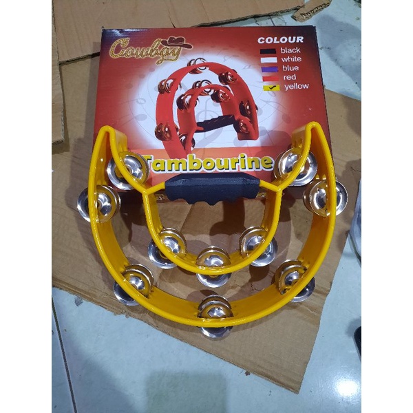 tambourine cowboy kecrekan double ring tamborin cowboy