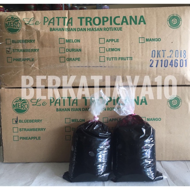 Selai Blueberry Lepatta olesan isian roti Lepata 250 gram