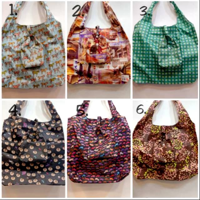 KANTONG BELANJA/SHOPPING BAG LIPAT MOTIF 424