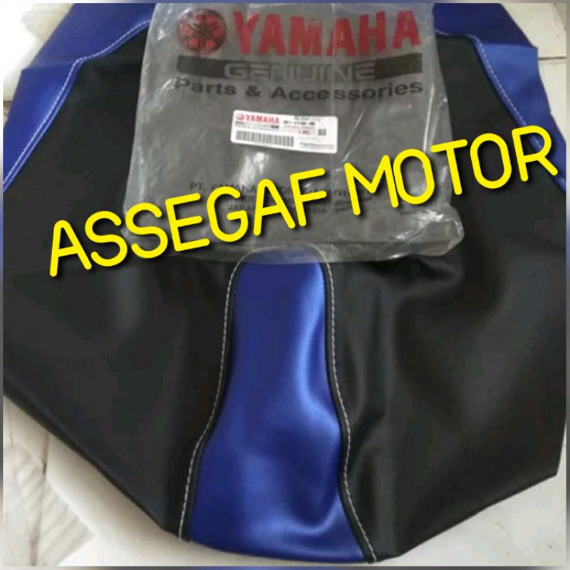 KULIT JOK YAMAHA AEROX 125 BIRU ASLI ORIGINAL YGP