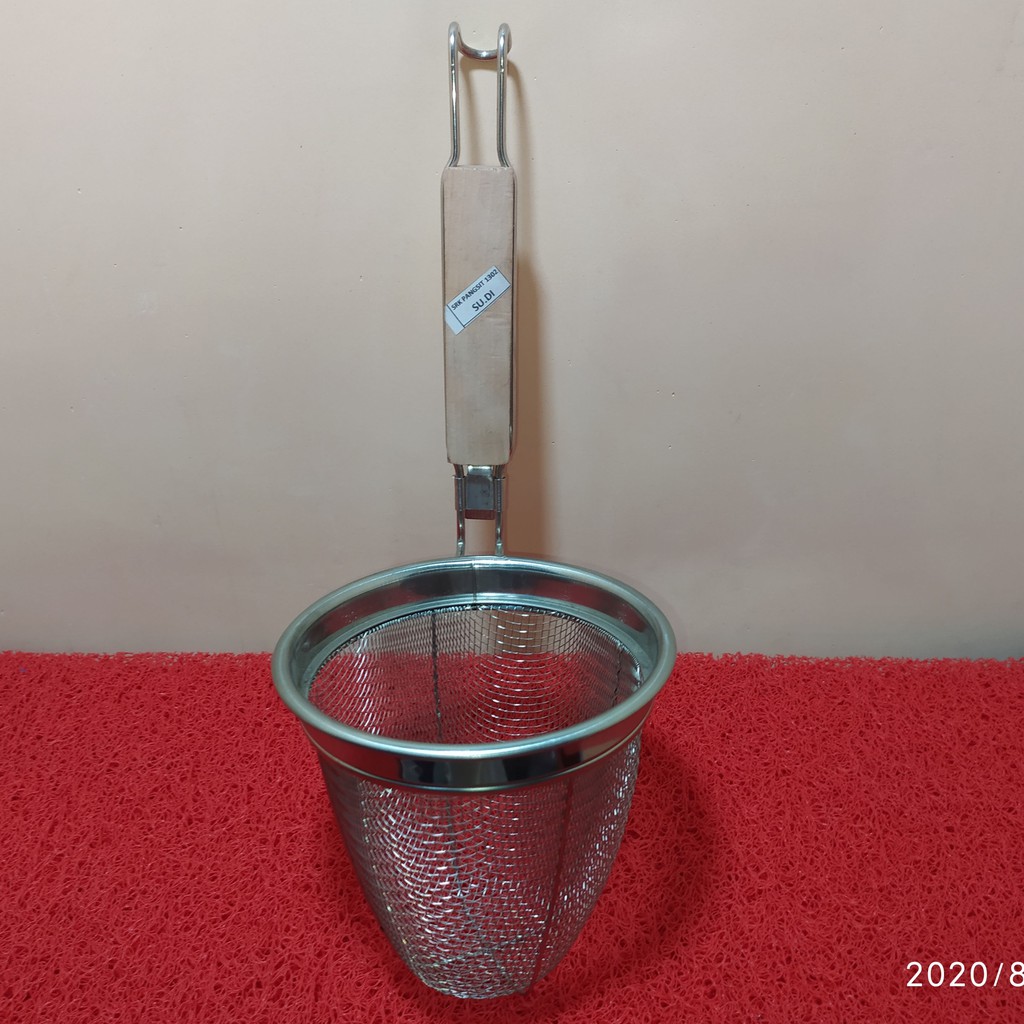 Serok Saringan Mie Kocok Stainless Steel serok saringan tirisan mie stainless