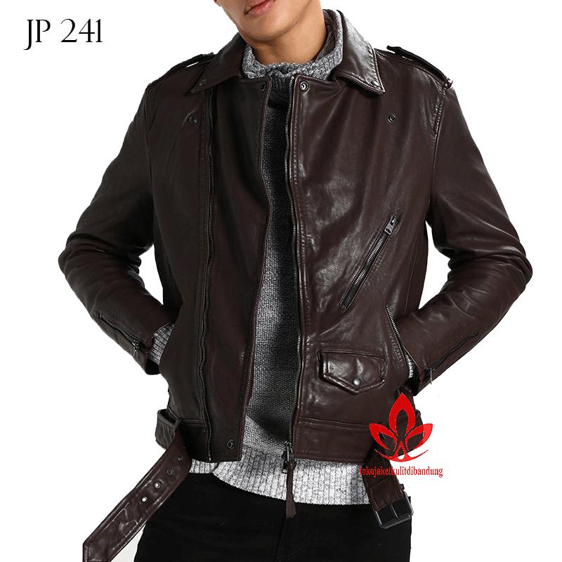 (COD) Jaket Kulit Garut Grosir Jaket Kulit Imitasi - JP 241
