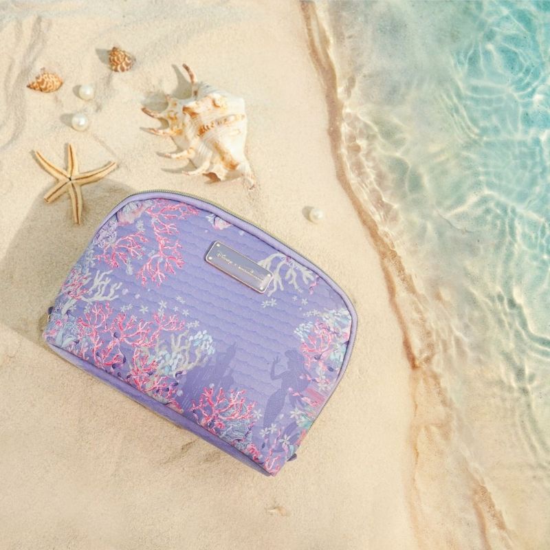 New Buttonscarves Disney Pouch Lavender